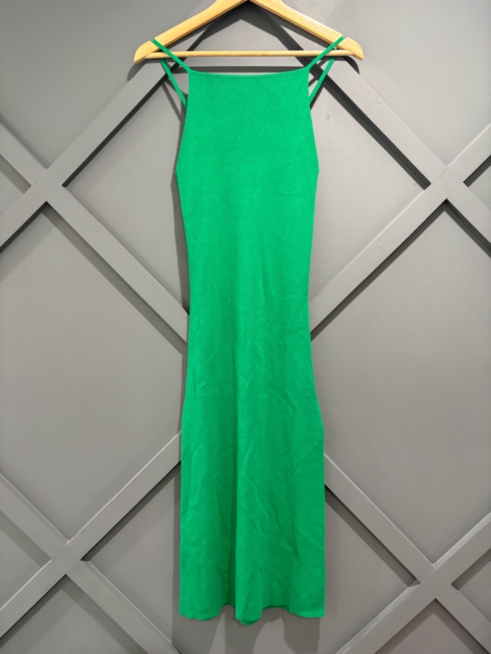 ✨•ASOS green ribbed dress•✨